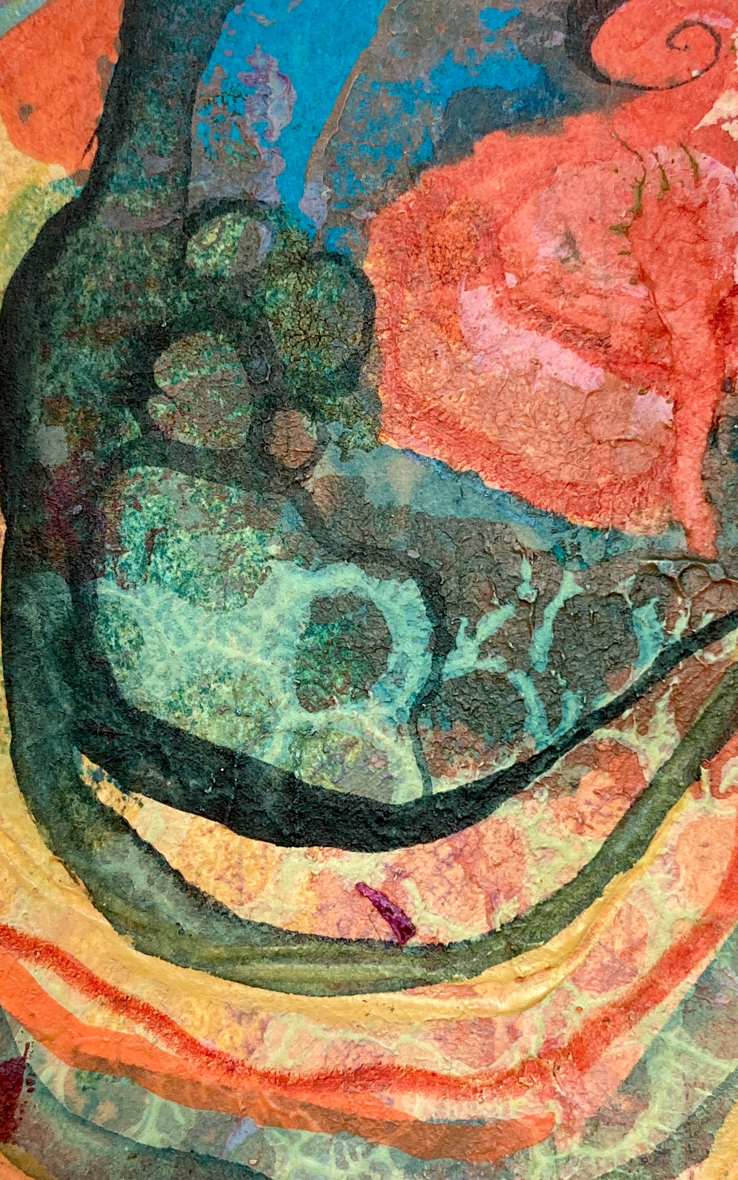 "Whirligig 1" | Original Mixed Media Painting