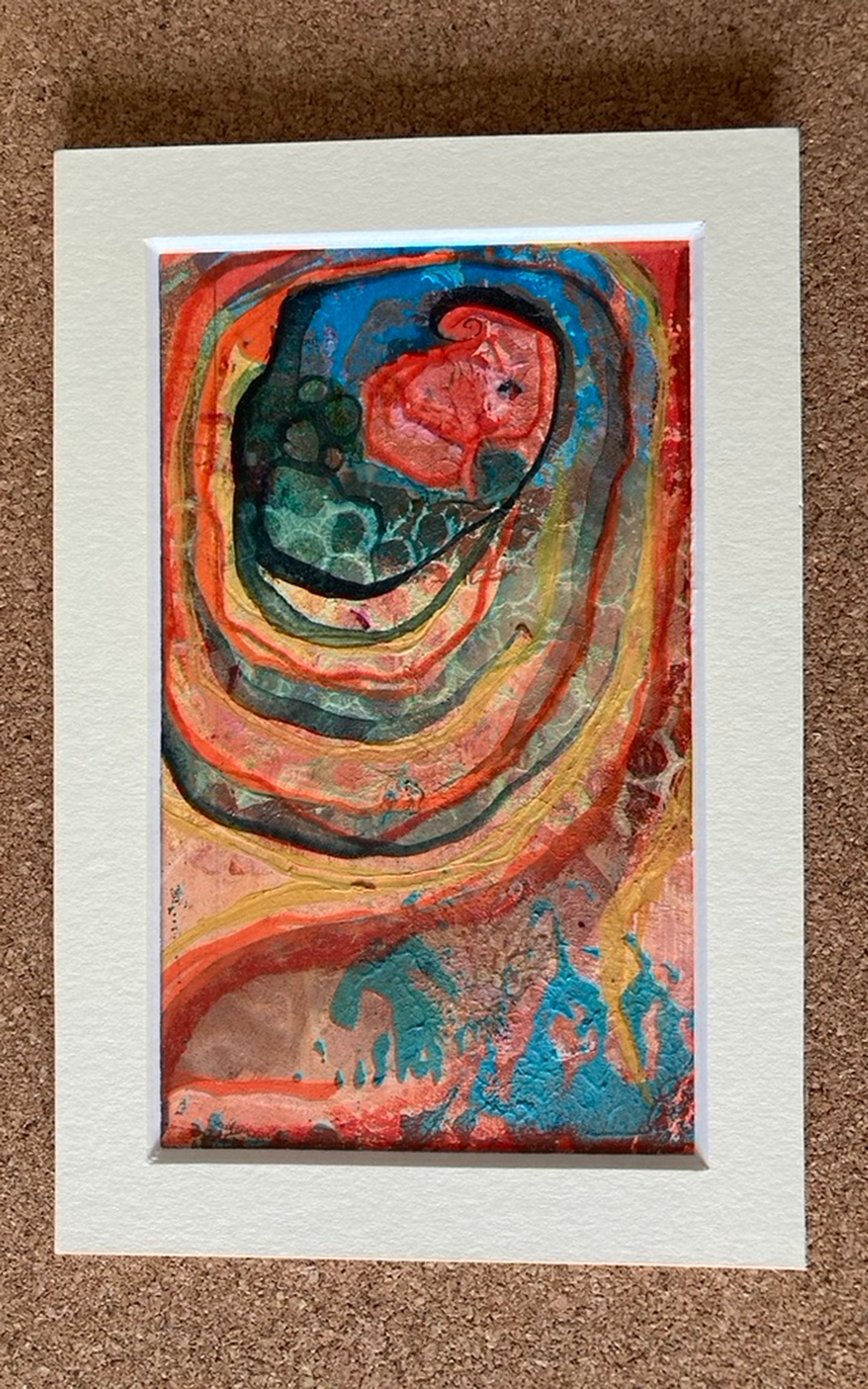 "Whirligig 1" | Original Mixed Media Painting