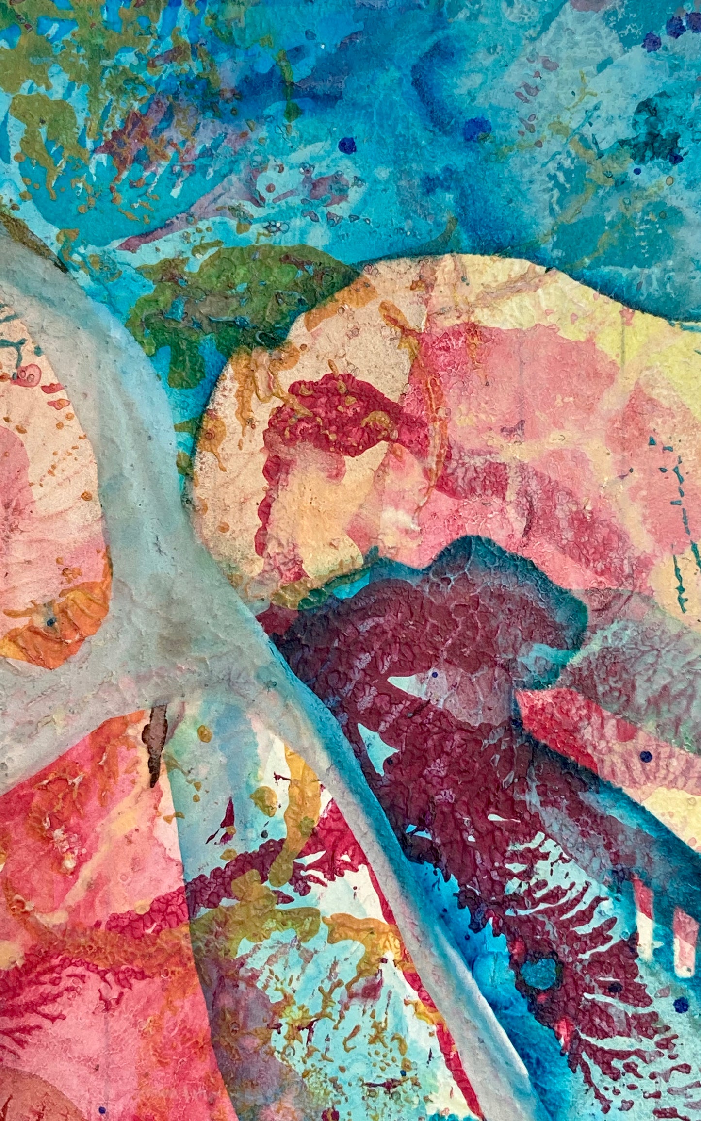 "Strata's Sister" | Original Mixed Media Painting