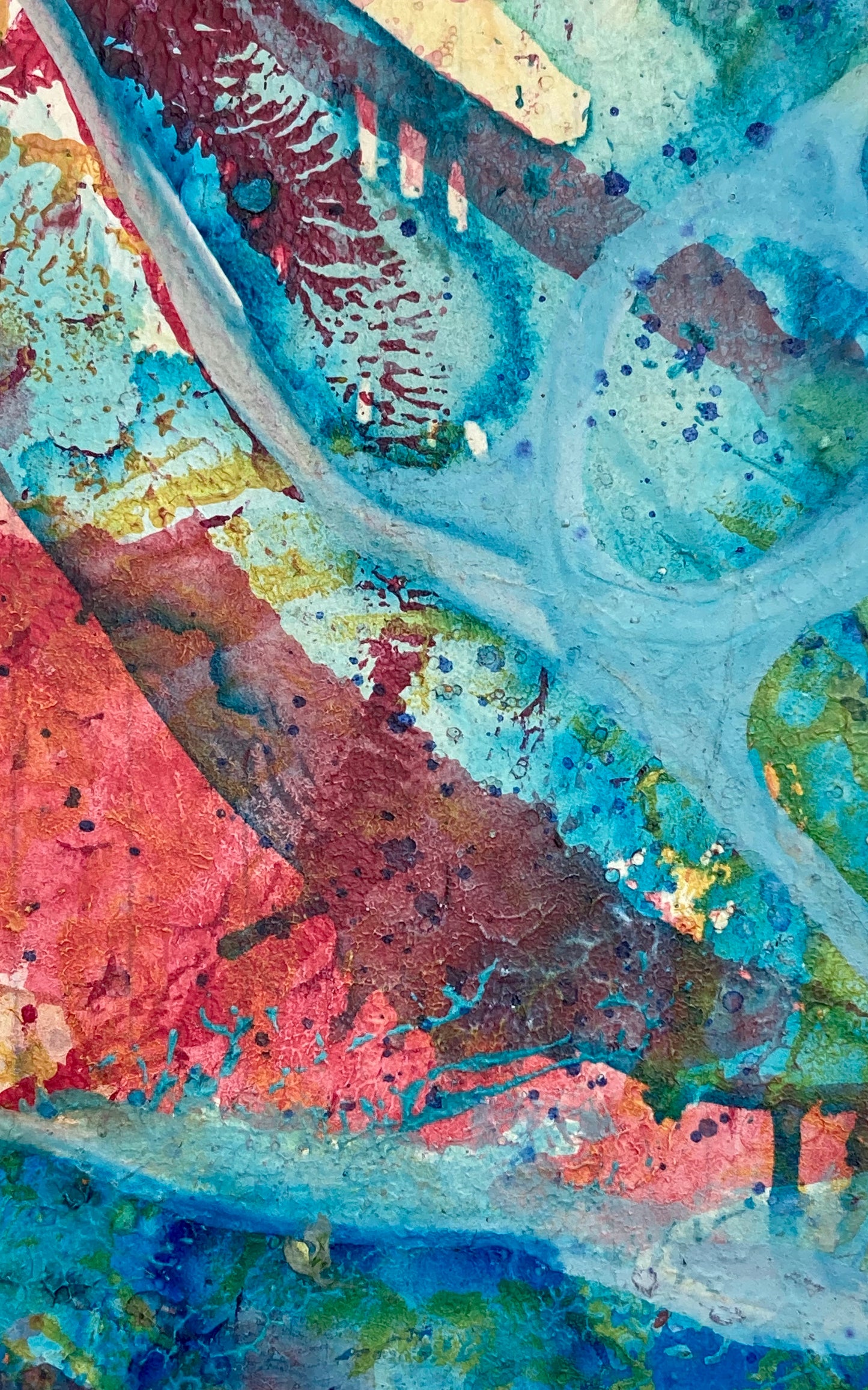 "Strata's Sister" | Original Mixed Media Painting