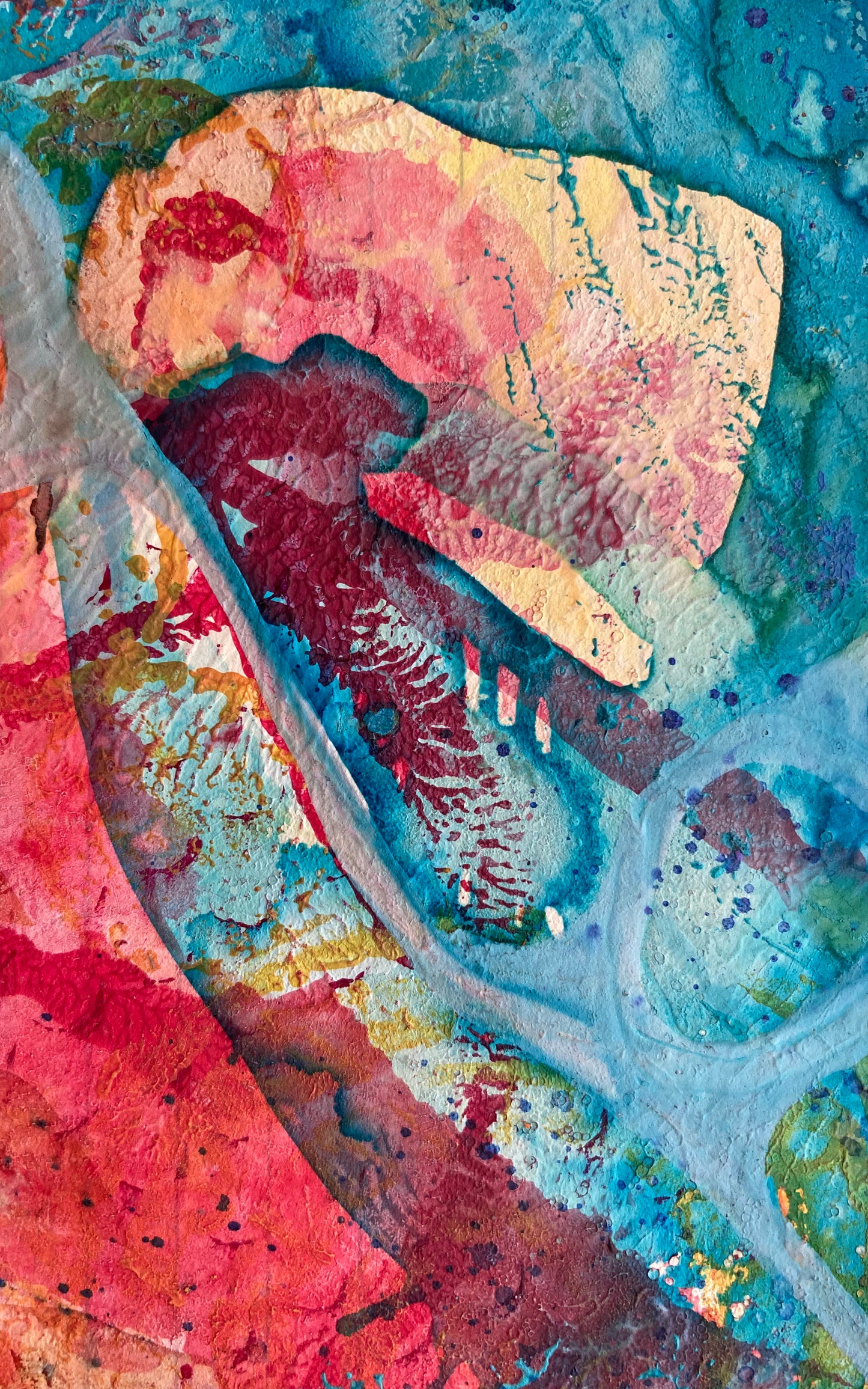 "Strata's Sister" | Original Mixed Media Painting