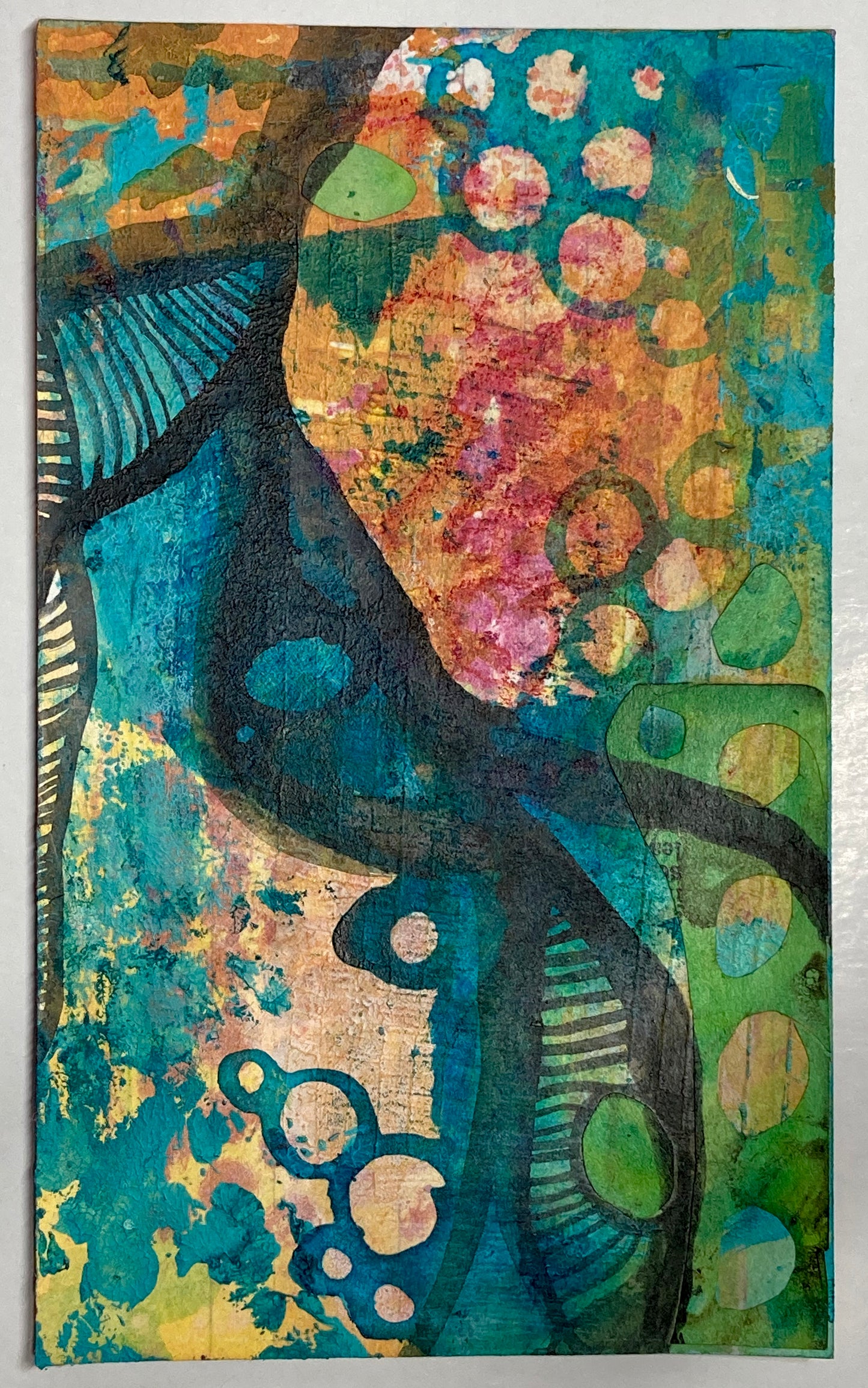 "Worlds Within Worlds 2" | Original Mixed Media Painting