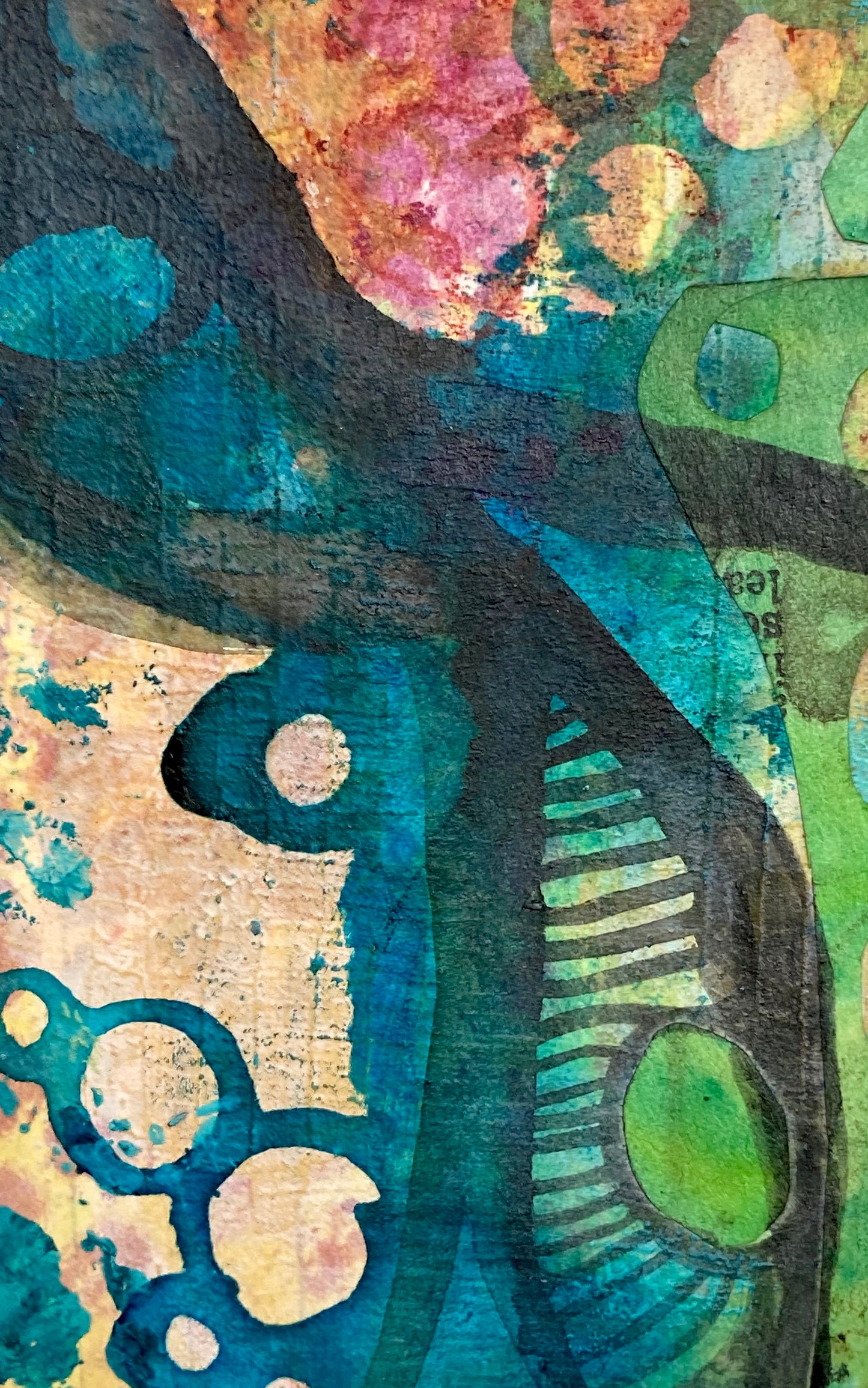 "Worlds Within Worlds 2" | Original Mixed Media Painting