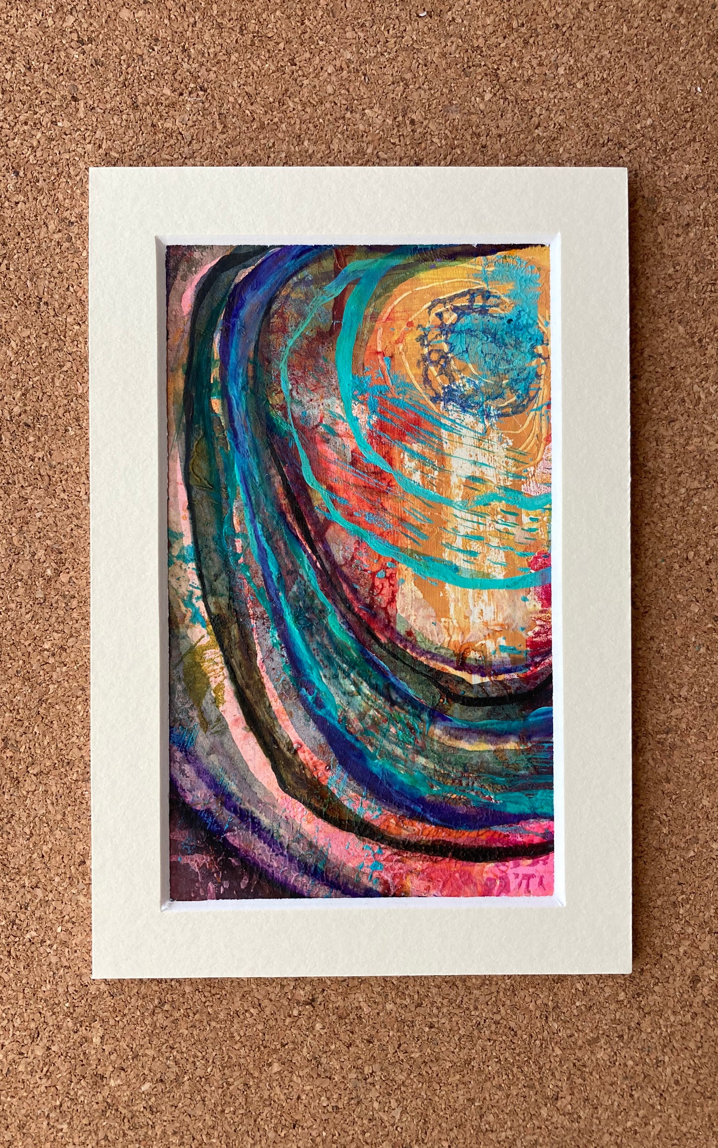 "Whirligig 3" | Original Mixed Media Painting