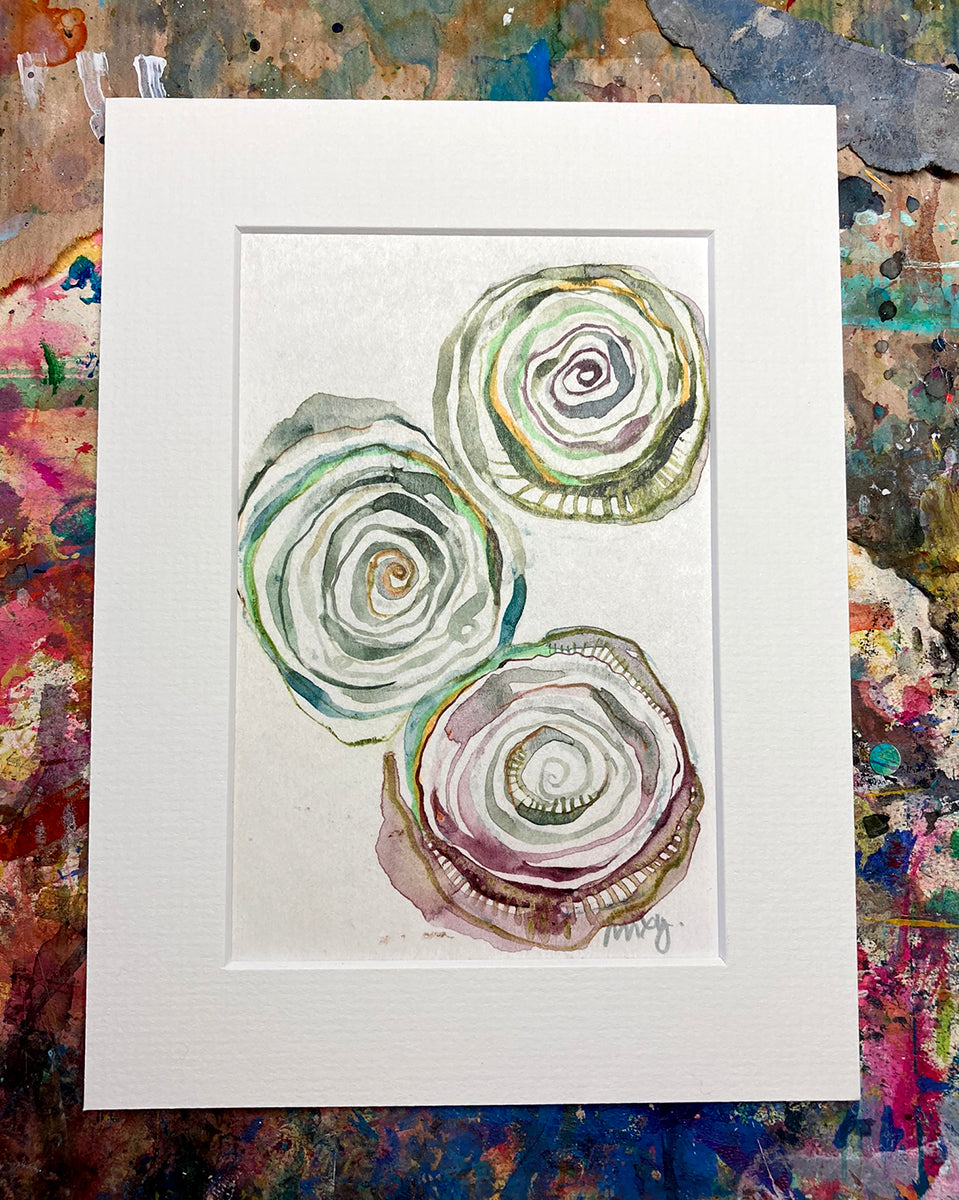 "Spiral 2" | Original Mixed Media Painting