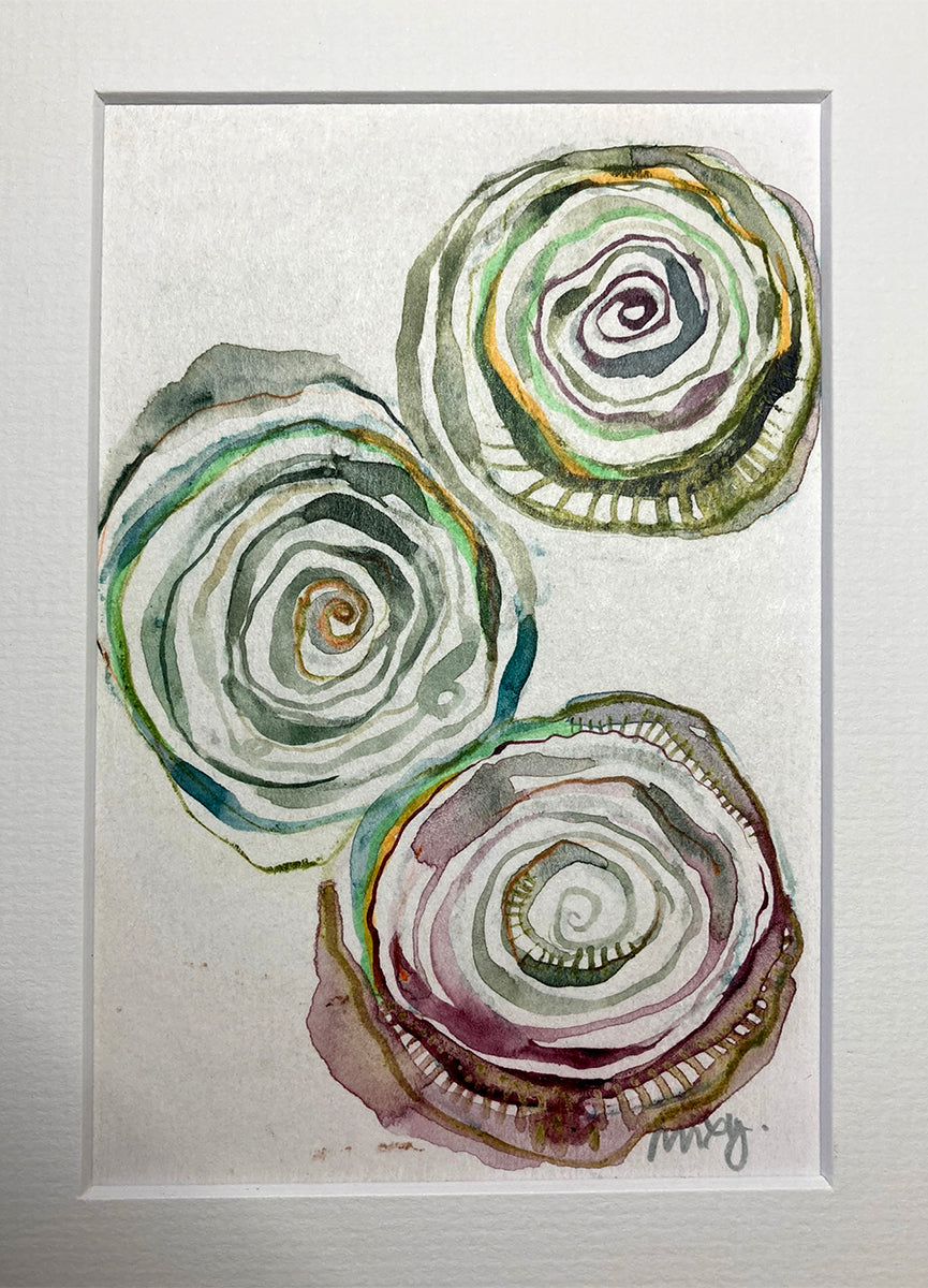 "Spiral 2" | Original Mixed Media Painting
