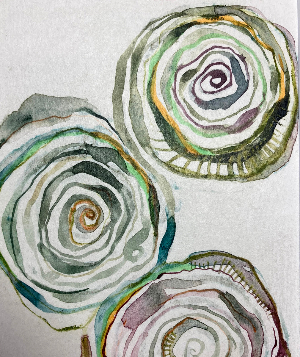 "Spiral 2" | Original Mixed Media Painting