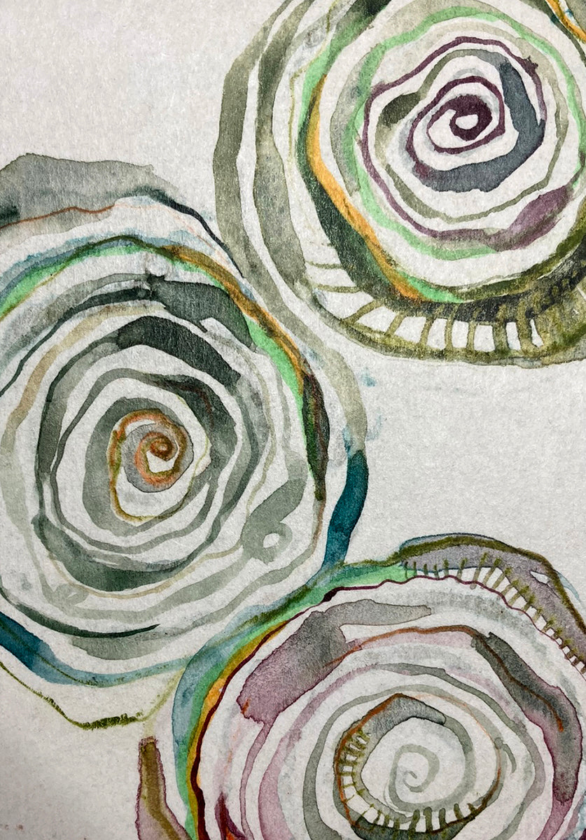 "Spiral 2" | Original Mixed Media Painting