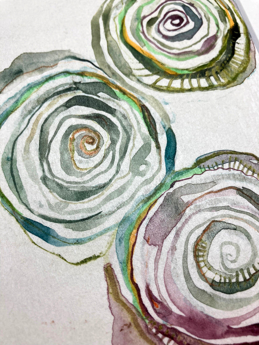 "Spiral 2" | Original Mixed Media Painting