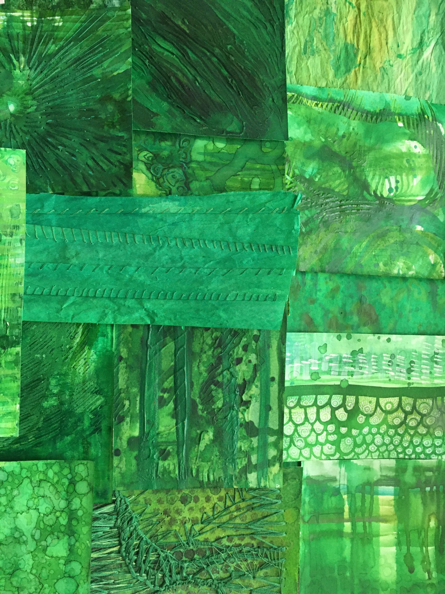 Painted Paper Bundles for Mixed Media Collage | Custom Color: Your Choice! |