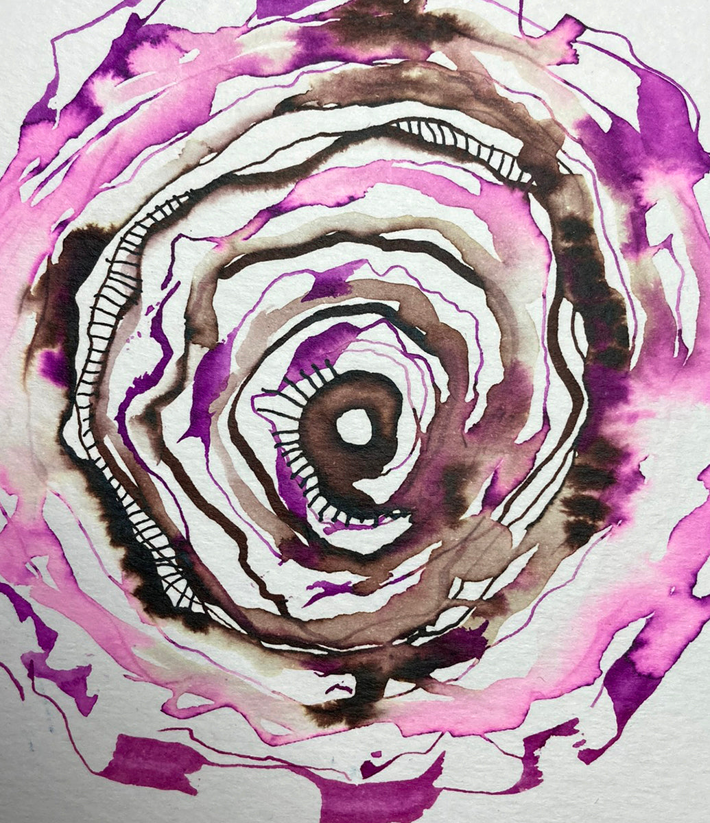 "Spiral 101" | Original Mixed Media Painting