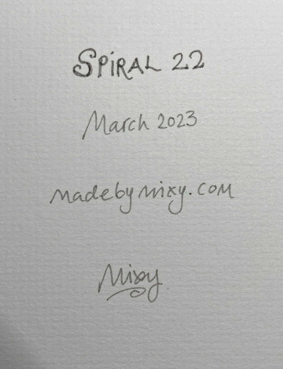 "Spiral 22" | Original Mixed Media Painting