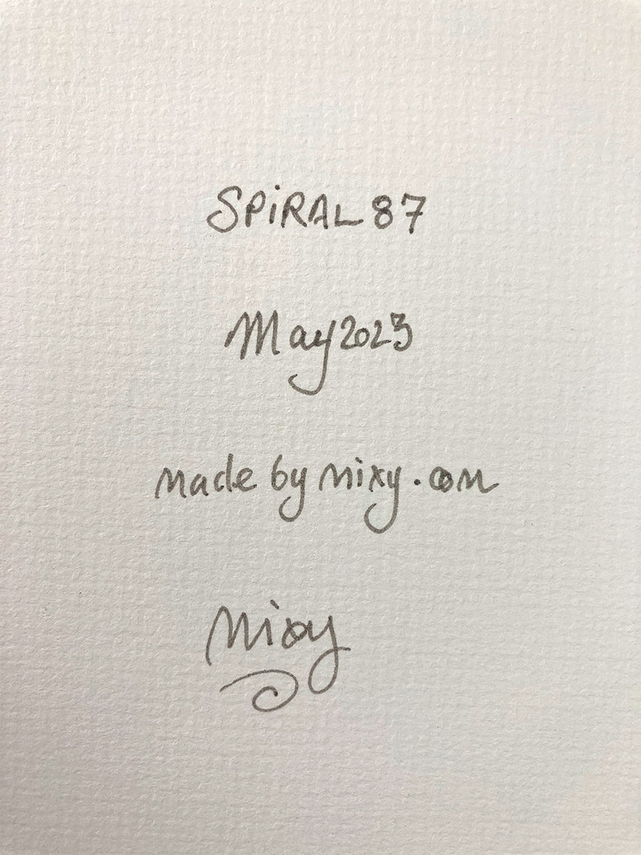 "Spiral 87" | Original Mixed Media Painting
