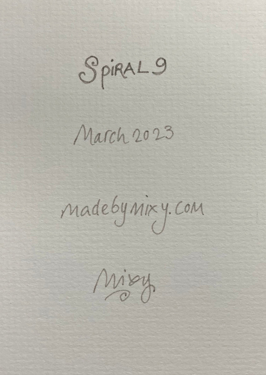 "Spiral 9" | Original Mixed Media Painting
