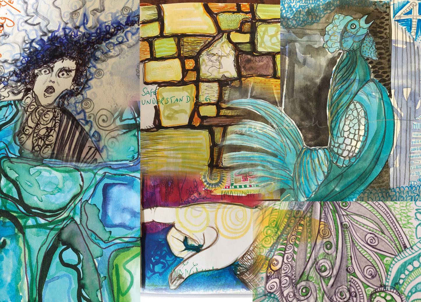 Art Postcard Sets - Retired Designs